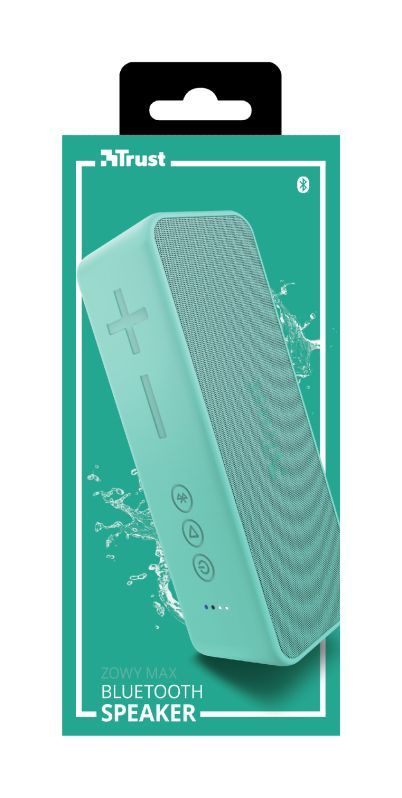 Trust Zowy Max Stylish Bluetooth Wireless Speaker Mint Trust Zowy Max Stylish Bluetooth Wireless Speaker Mint