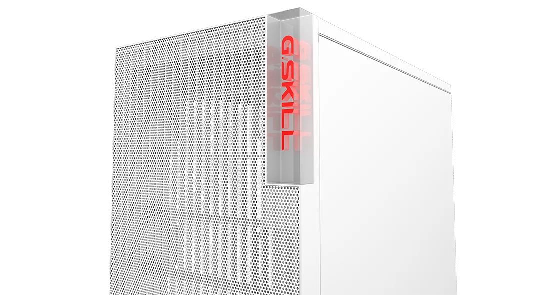 G.SKILL MD1 Tempered Glass White