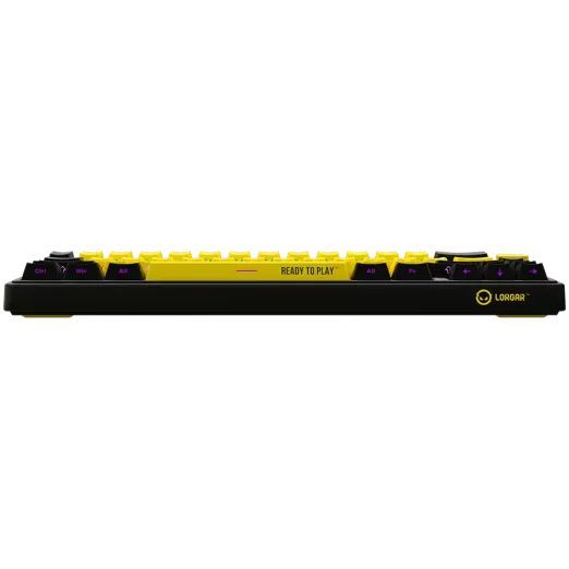 LORGAR KBP70MW Wireless Mechanical Gaming Keyboard Black/Yellow US