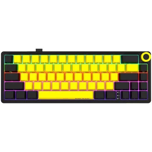 LORGAR KBP70MW Wireless Mechanical Gaming Keyboard Black/Yellow US