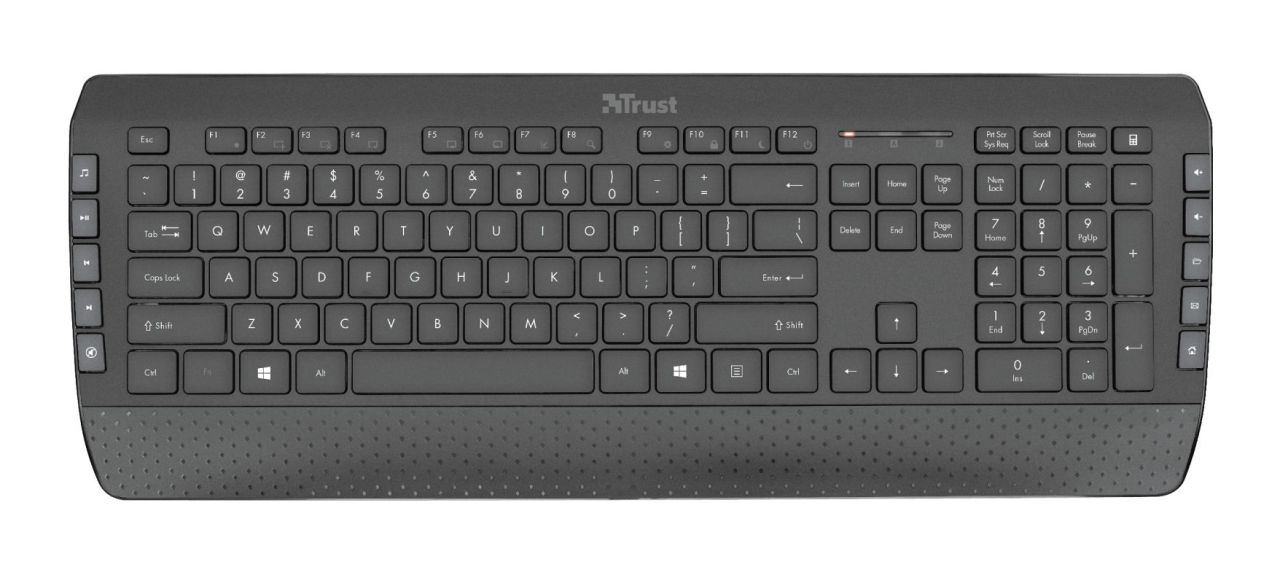 Trust Tecla-2 Wireless Keyboard + Mouse Black HU