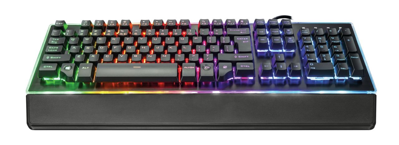 Trust GXT 860 Thura Semi-mechanical Keyboard Black UK