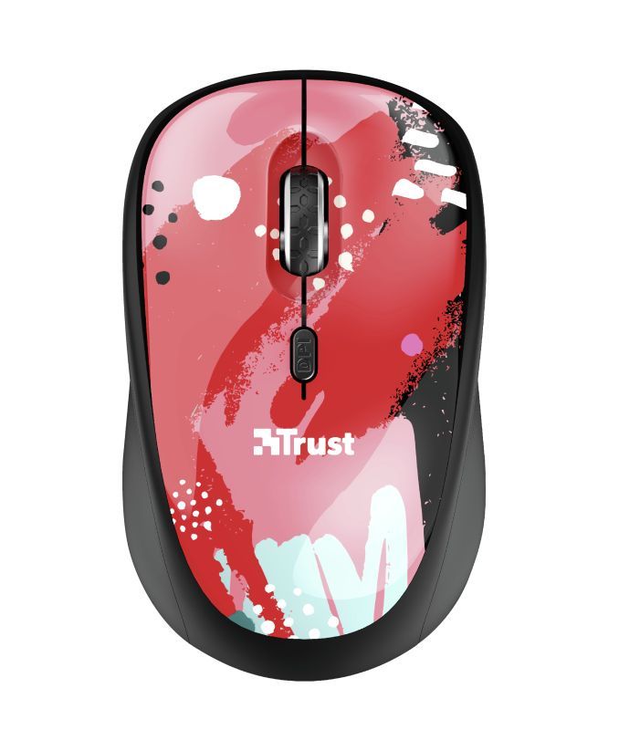 Trust Yvi Wireless Mini Mouse Red Brush