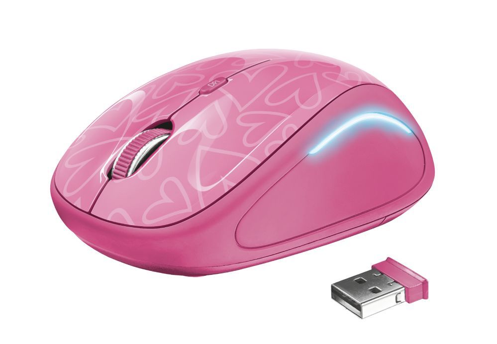 Trust Yvi FX Wireless Mouse Pink Trust Yvi FX Wireless Mouse Pink