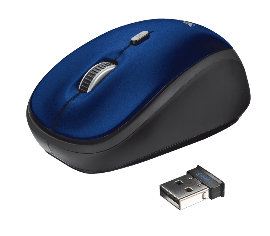 Trust Yvi Wireless Mini Mouse Blue