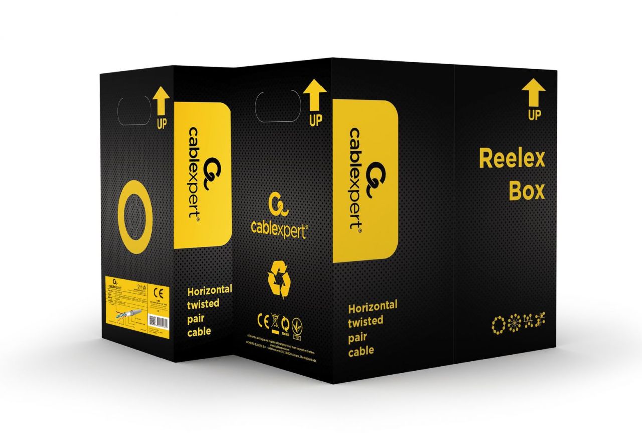 Gembird CAT5e S-FTP Installation Cable 305m Grey Gembird CAT5e S-FTP Installation Cable 305m Grey