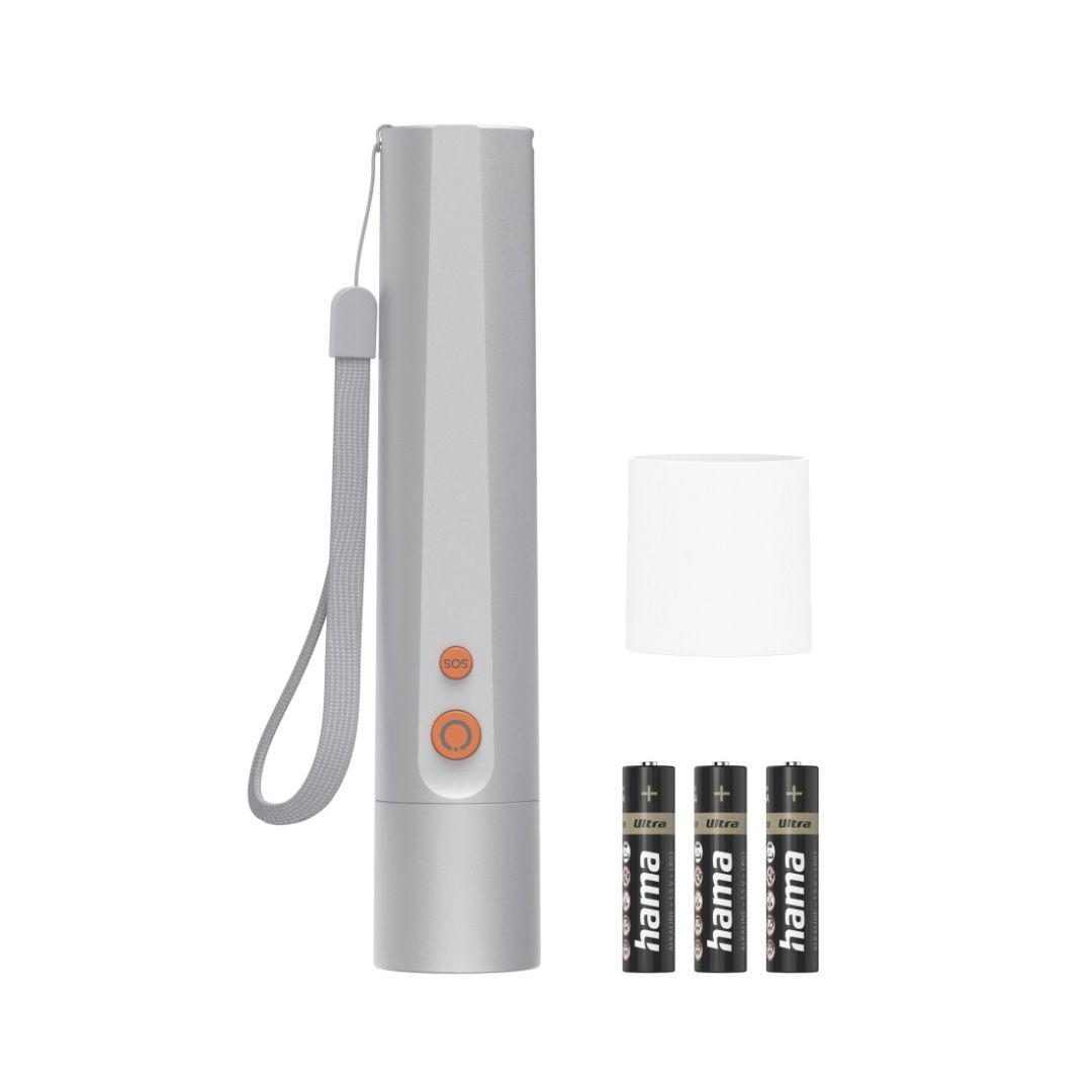 Hama FL250 LED torch zseblámpa Silver Hama FL250 LED torch zseblámpa Silver