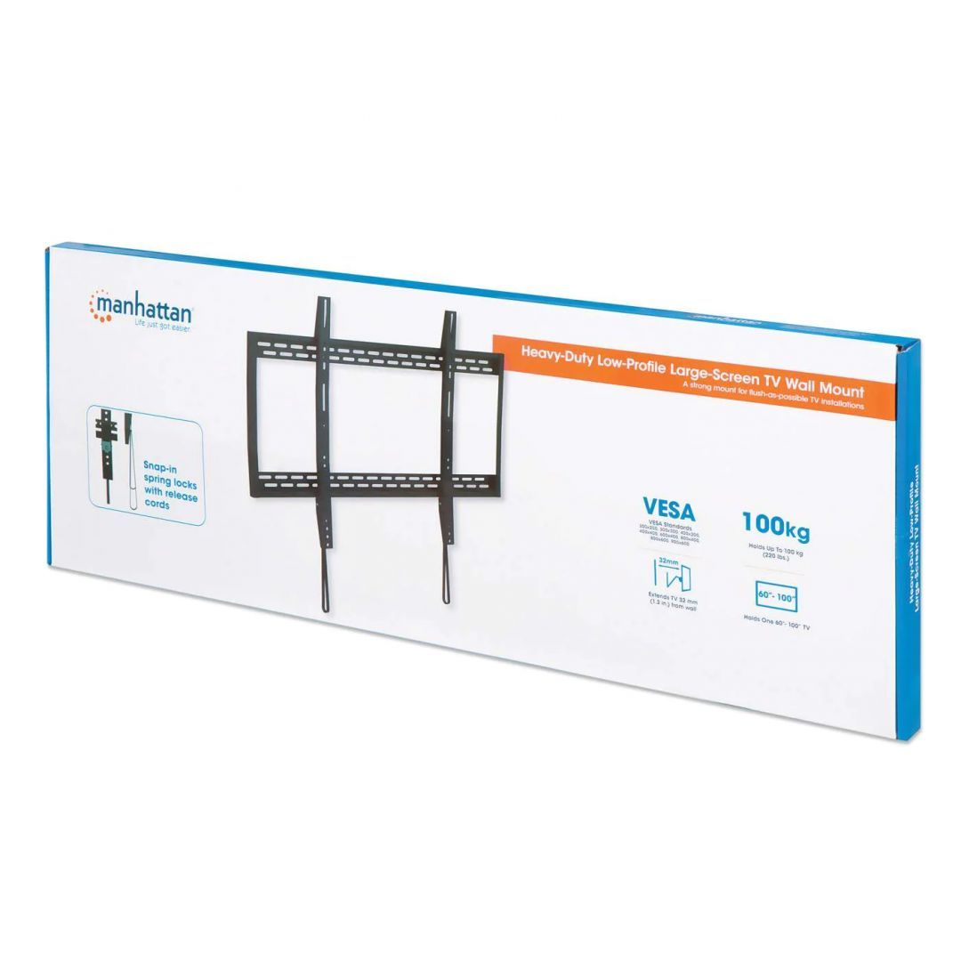 Manhattan Heavy-Duty Low-Profile Large-Screen TV Wall Mount Manhattan Heavy-Duty Low-Profile Large-Screen TV Wall Mount