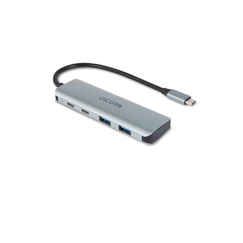 Dicota USB-C 4-in-1 Highspeed Hub 10 Gbps Silver Dicota USB-C 4-in-1 Highspeed Hub 10 Gbps Silver