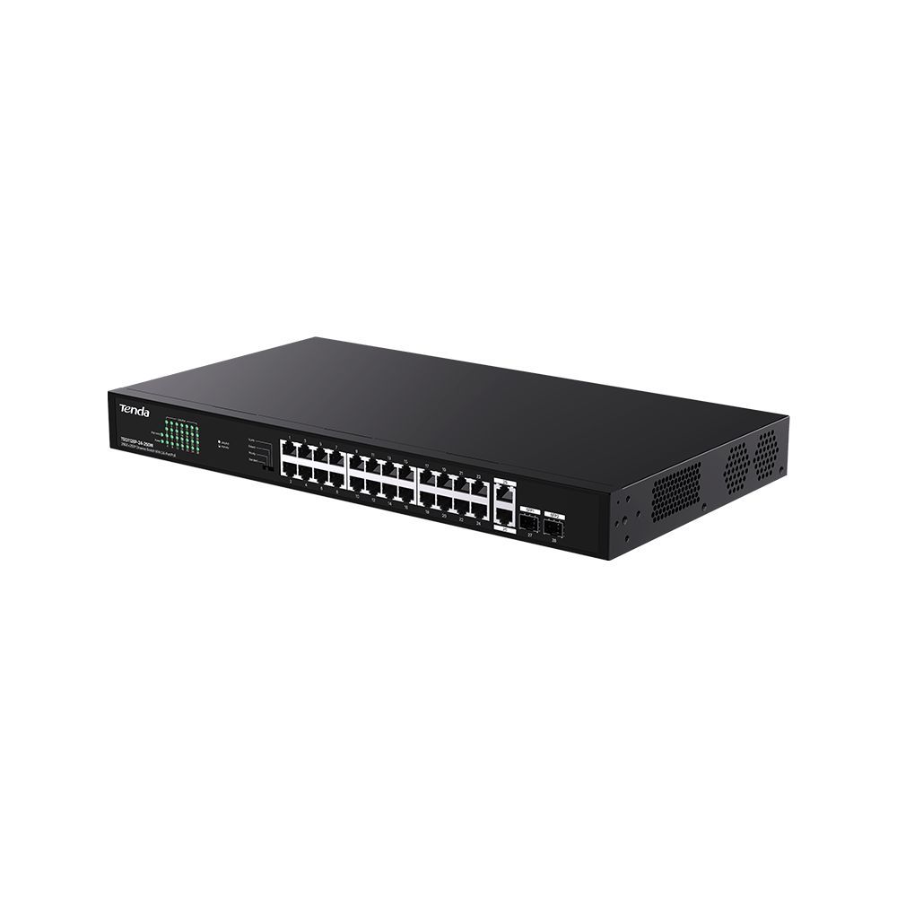 Tenda TEG1128P-24-250W 24-port PoE Switch Tenda TEG1128P-24-250W 24-port PoE Switch