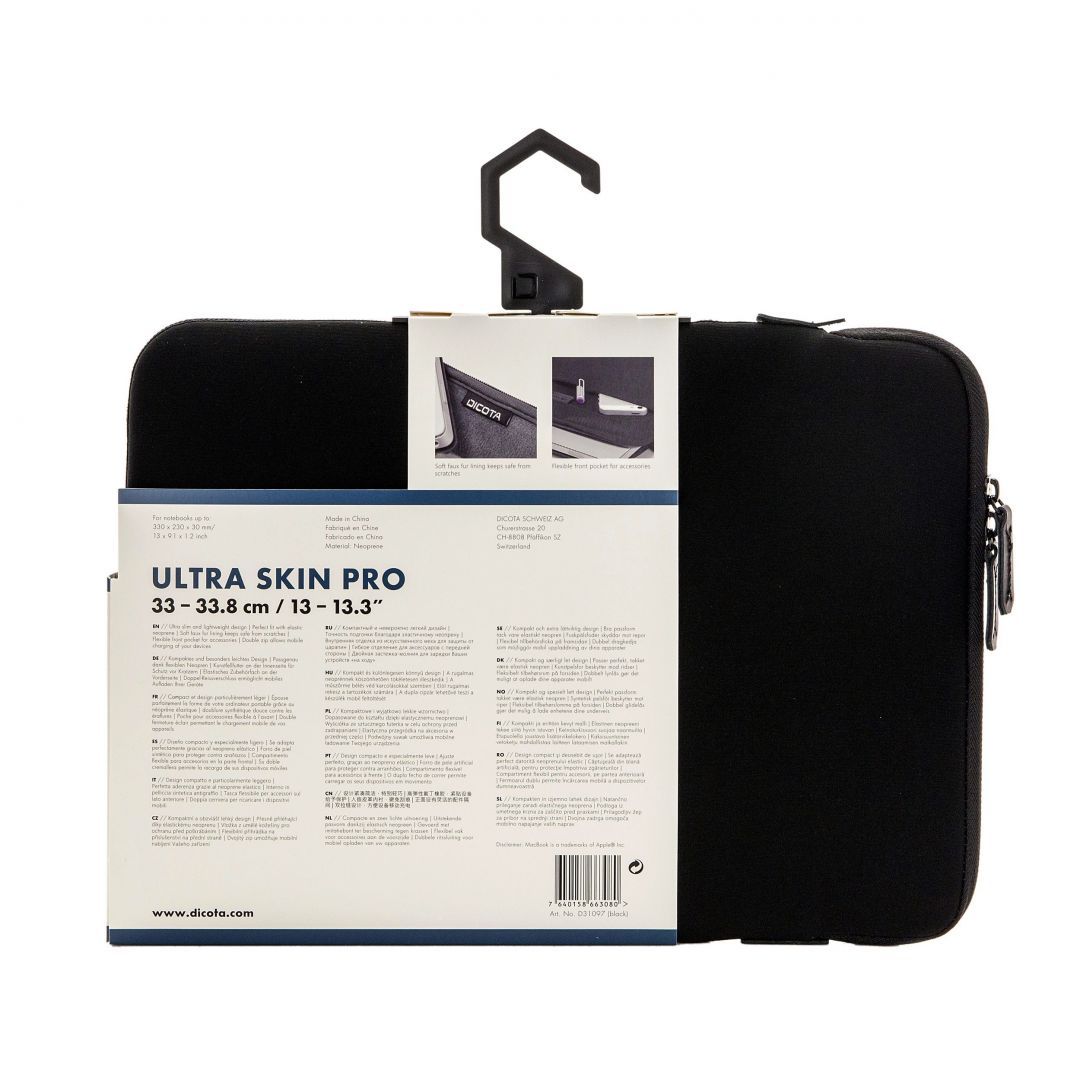 Dicota Laptop Sleeve Pro 13,3" Black Dicota Laptop Sleeve Pro 13,3" Black