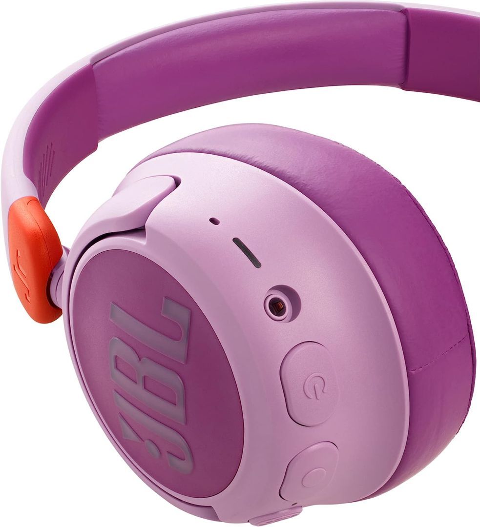JBL JR460NC Wireless/Wired Bluetooth Headset for Kids Pink