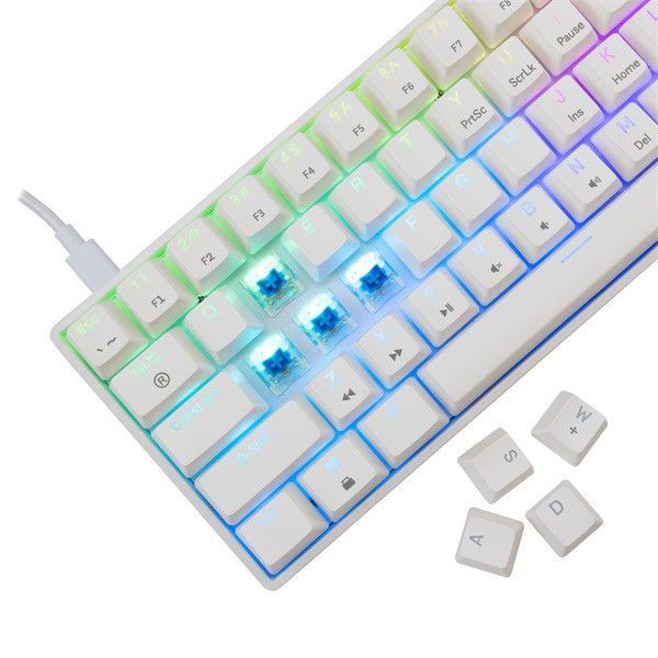 White Shark Shinobi 2 Gaming Keyboard White HU