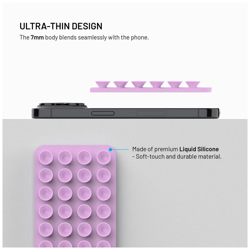 FIXED öntapadós tartó Magsafe kompatibilis, rózsaszín