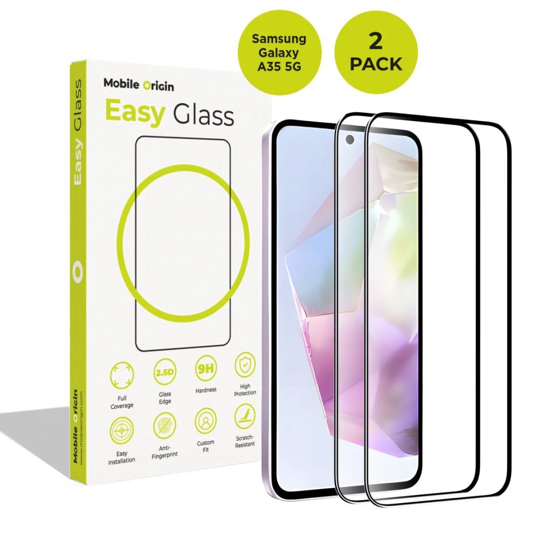 Mobile Origin EasyGlass for Samsung Galaxy A35 5G 2 Pack Mobile Origin EasyGlass for Samsung Galaxy A35 5G 2 Pack