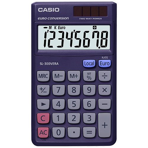 Casio SL-300VERA Asztali számológép Violet Casio SL-300VERA Asztali számológép Violet