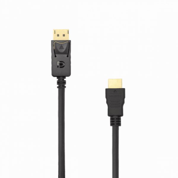 SBOX DP Male - HDMI Male cable 2m Black SBOX DP Male - HDMI Male cable 2m Black