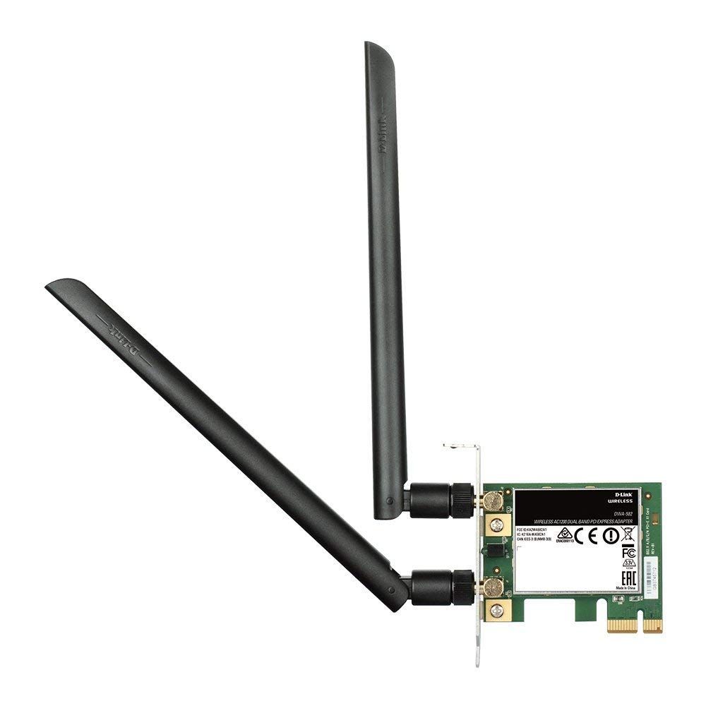 D-Link DWA-582 Wireless AC1200 Dual Band PCI Express Adapter D-Link DWA-582 Wireless AC1200 Dual Band PCI Express Adapter