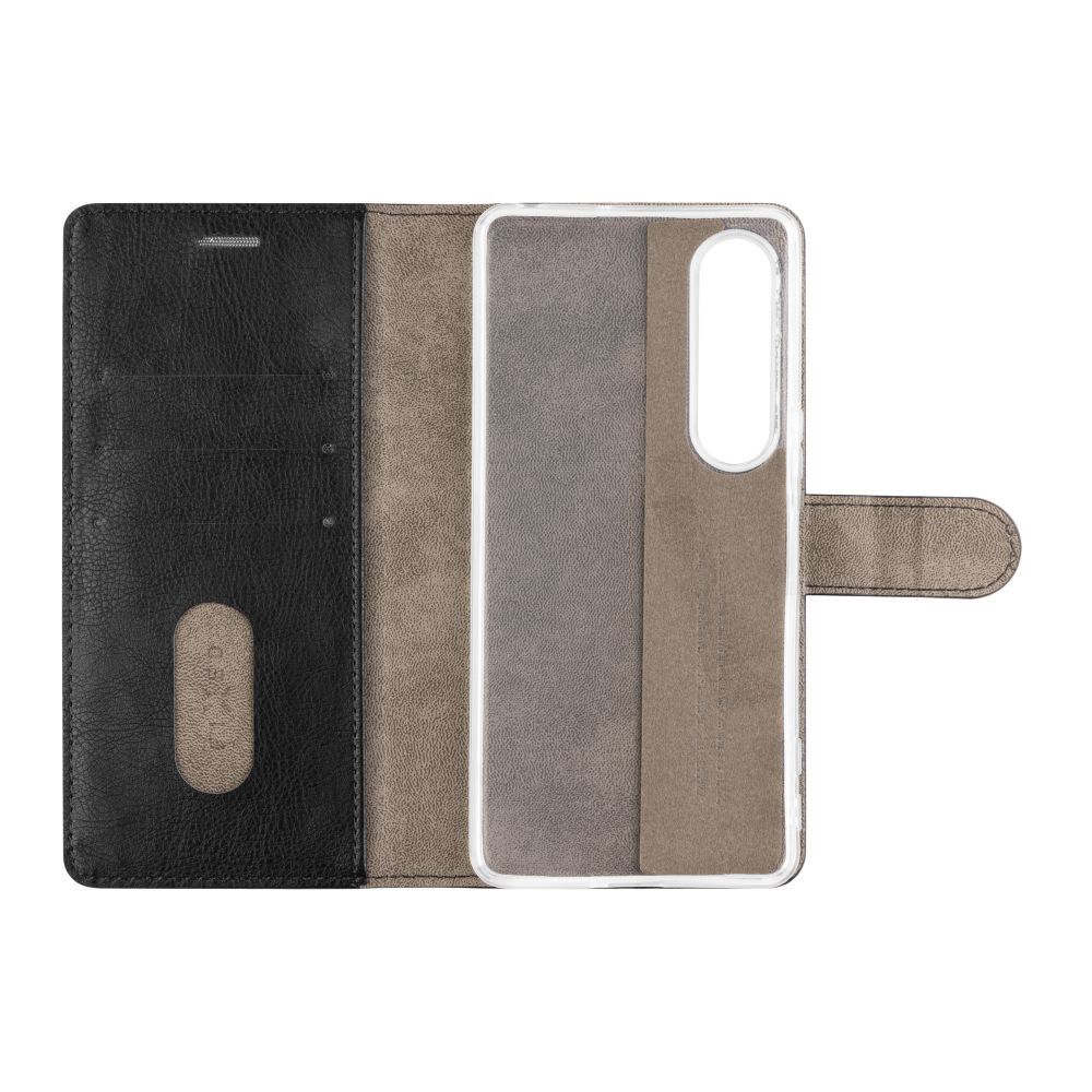FIXED Opus oldalra nyíló telefontok Sony Xperia 1 VII 5G, fekete