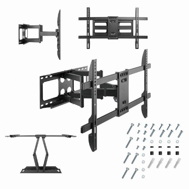 Gembird Full-motion TV wall mount 37" - 80'''' Black Gembird Full-motion TV wall mount 37" - 80'''' Black