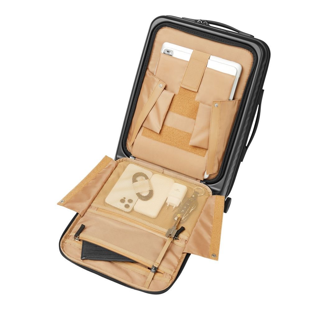 RivaCase 8181 ECO Hardshell carry-on hand cabin luggage 20" Black RivaCase 8181 ECO Hardshell carry-on hand cabin luggage 20" Black