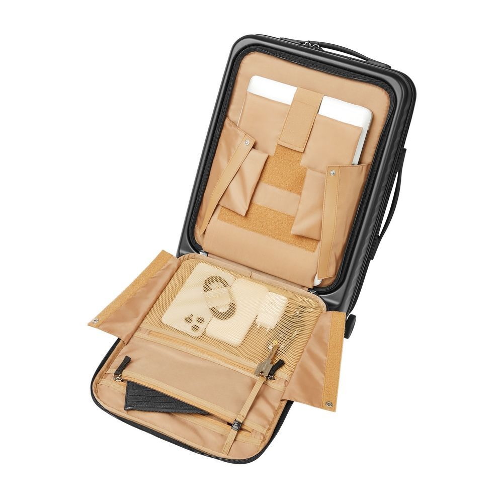 RivaCase 8181 ECO Hardshell carry-on hand cabin luggage 20" Black RivaCase 8181 ECO Hardshell carry-on hand cabin luggage 20" Black