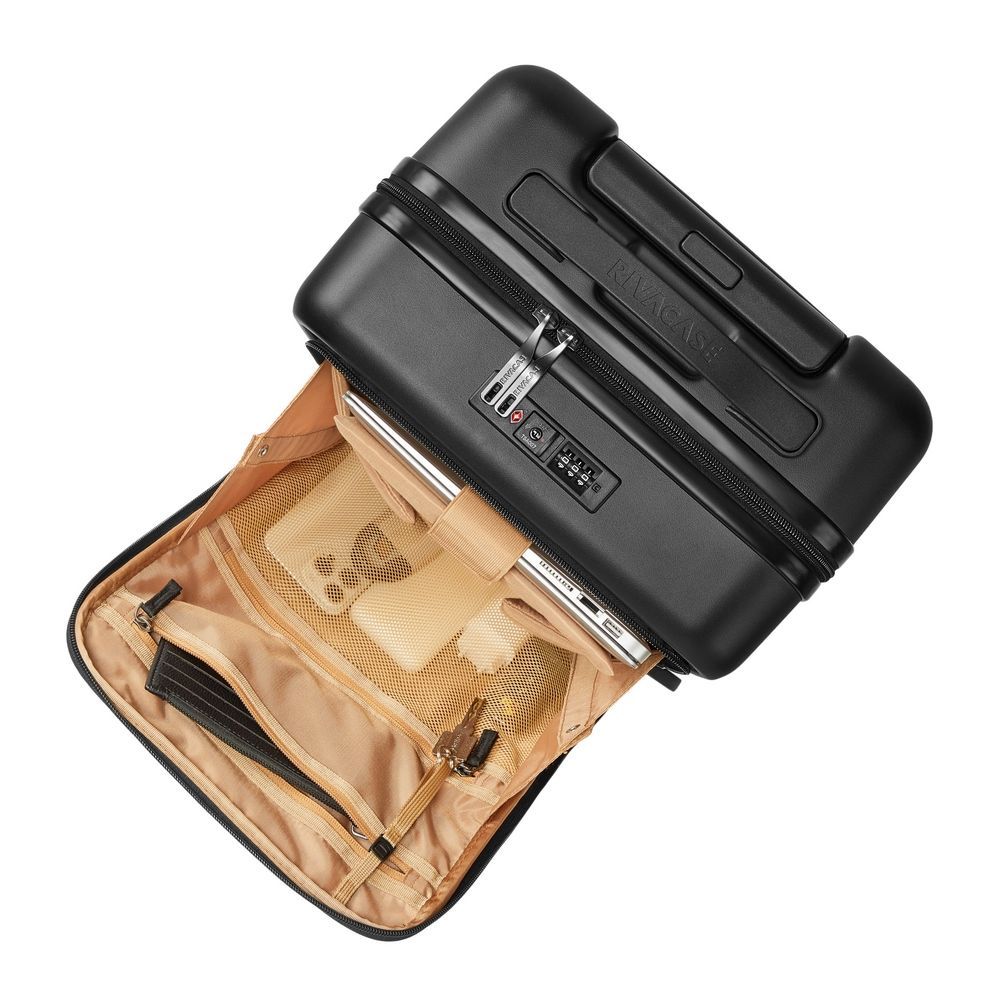 RivaCase 8181 ECO Hardshell carry-on hand cabin luggage 20" Black RivaCase 8181 ECO Hardshell carry-on hand cabin luggage 20" Black