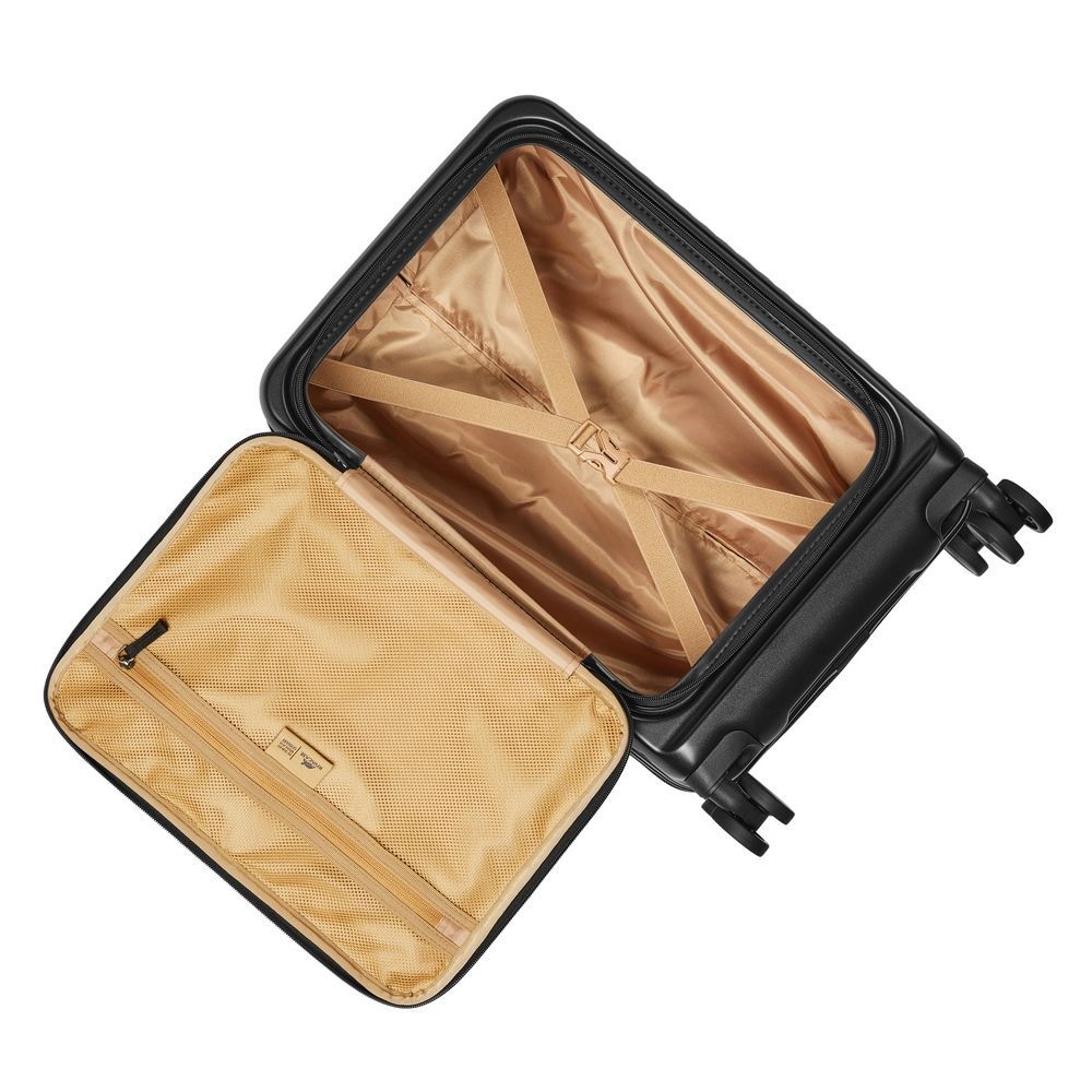 RivaCase 8180 ECO Hardshell expansion hand cabin luggage 20" Black RivaCase 8180 ECO Hardshell expansion hand cabin luggage 20" Black