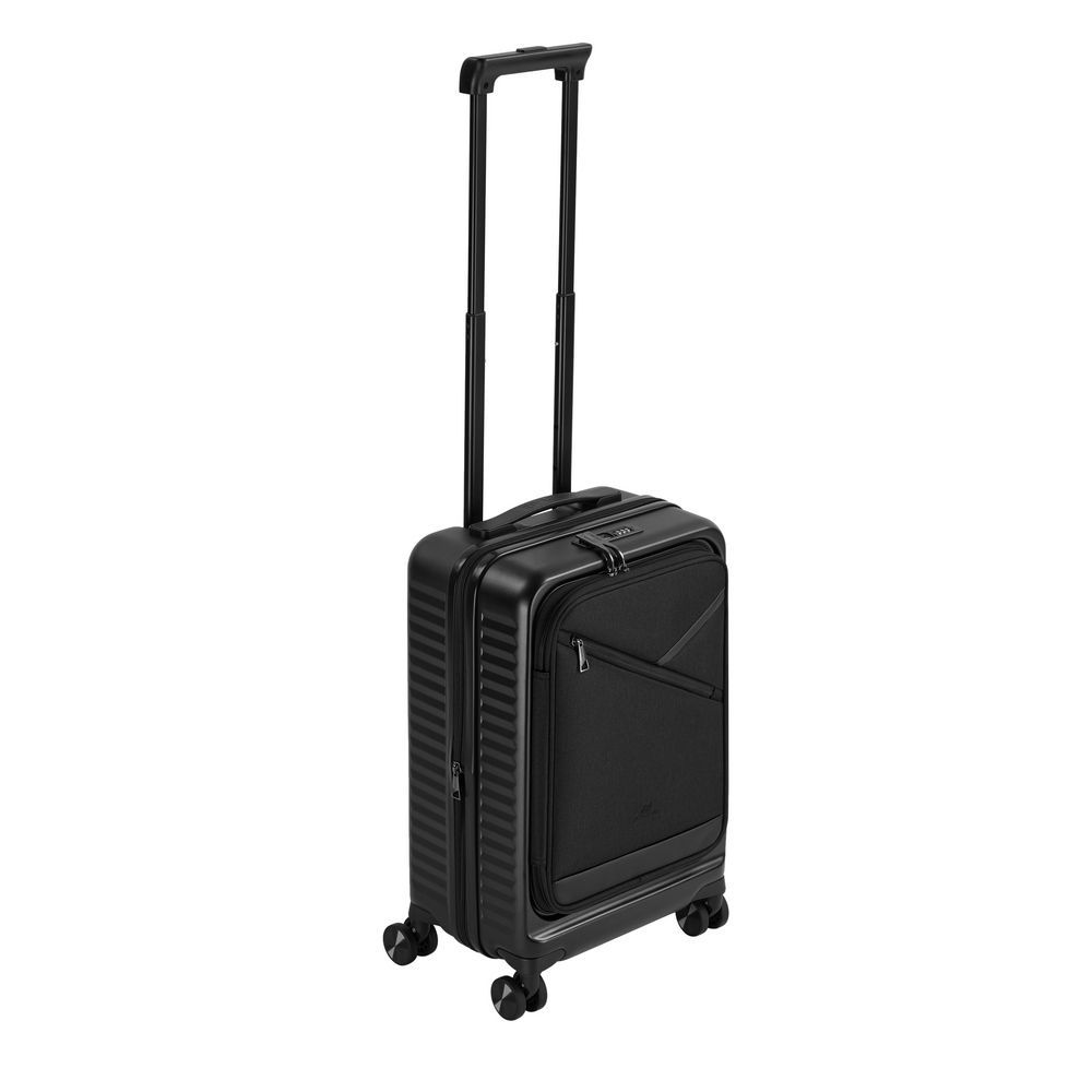 RivaCase 8180 ECO Hardshell expansion hand cabin luggage 20" Black RivaCase 8180 ECO Hardshell expansion hand cabin luggage 20" Black