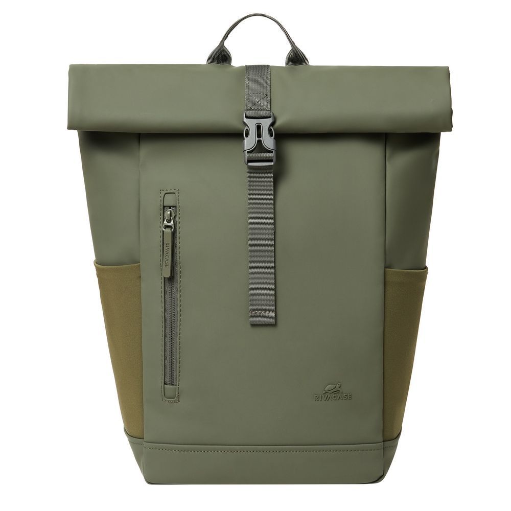 RivaCase 7826 ECO 17L Roll top backpack 14" Olive Green RivaCase 7826 ECO 17L Roll top backpack 14" Olive Green