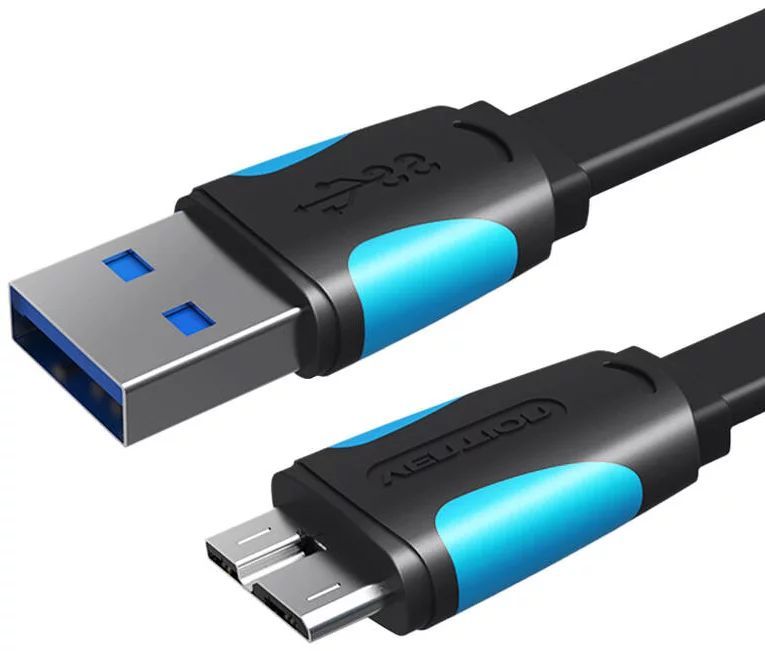 Vention USB-A 3.0/M to Micro USB-B cable 0,2m Black Vention USB-A 3.0/M to Micro USB-B cable 0,2m Black