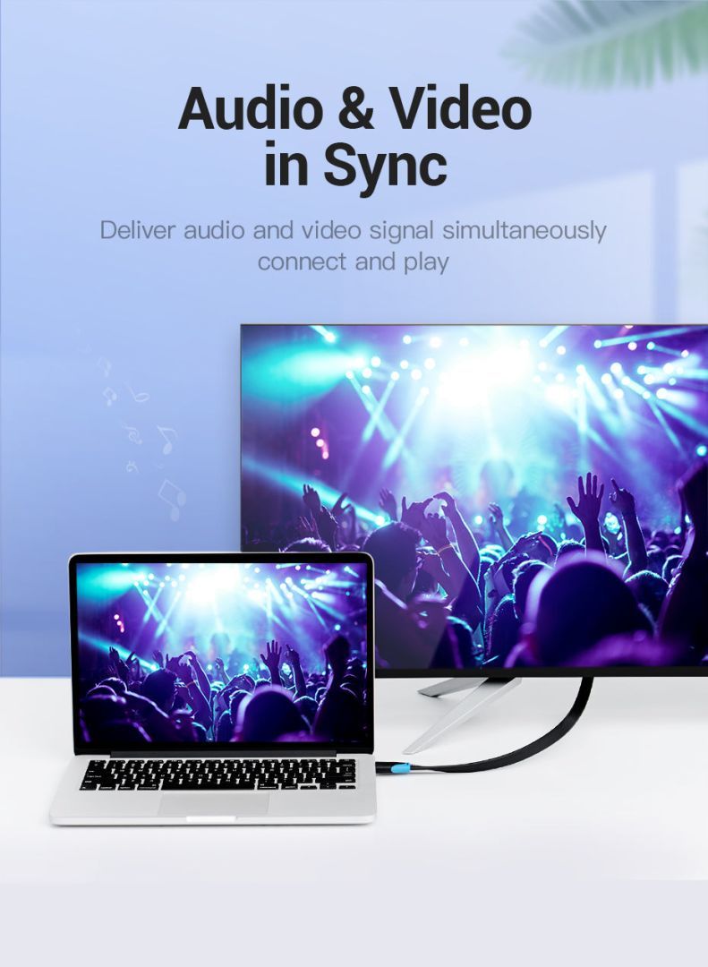 Vention Vention Flat HDMI cable 5m Black Vention Vention Flat HDMI cable 5m Black