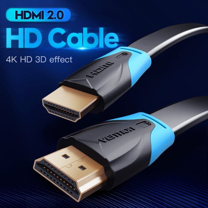 Vention Vention Flat HDMI cable 5m Black Vention Vention Flat HDMI cable 5m Black