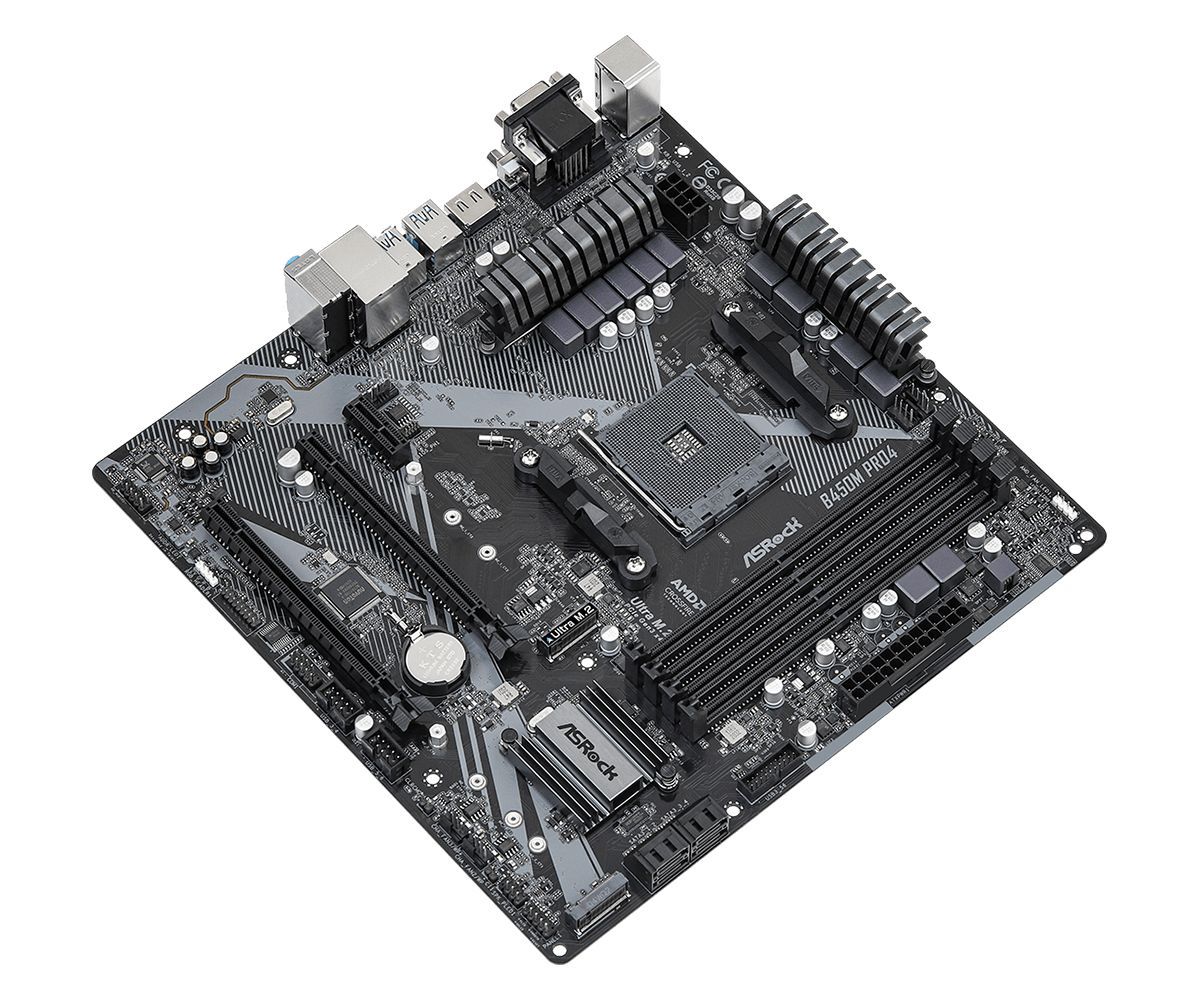 ASRock B450M PRO4 R2.0 ASRock B450M PRO4 R2.0