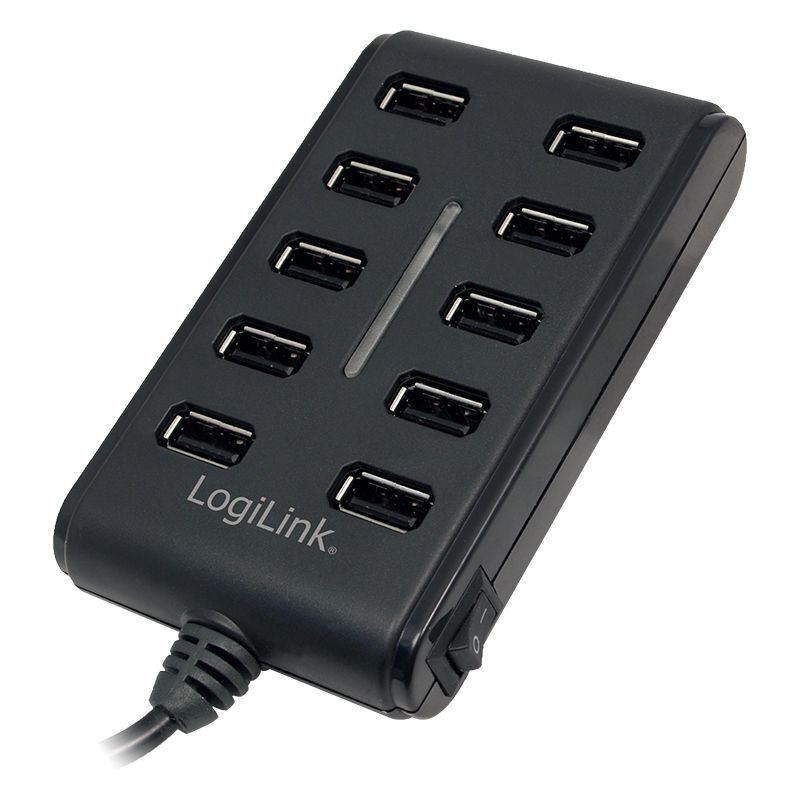 Logilink UA0125 USB2.0 Hub 10-Port with On/Off Switch Logilink UA0125 USB2.0 Hub 10-Port with On/Off Switch
