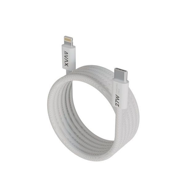 Avax CB611W MAGNETY 27W USB-C - Lightning Magnetic Charger 1m White Avax CB611W MAGNETY 27W USB-C - Lightning Magnetic Charger 1m White