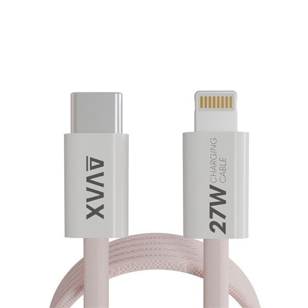 Avax CB611P MAGNETY 27W USB-C - Lightning Magnetic Charger 1m Pink Avax CB611P MAGNETY 27W USB-C - Lightning Magnetic Charger 1m Pink