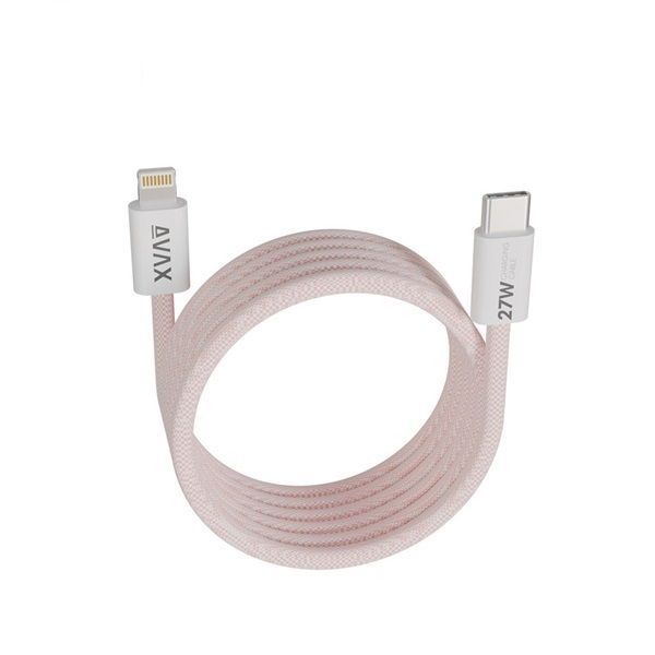Avax CB611P MAGNETY 27W USB-C - Lightning Magnetic Charger 1m Pink Avax CB611P MAGNETY 27W USB-C - Lightning Magnetic Charger 1m Pink