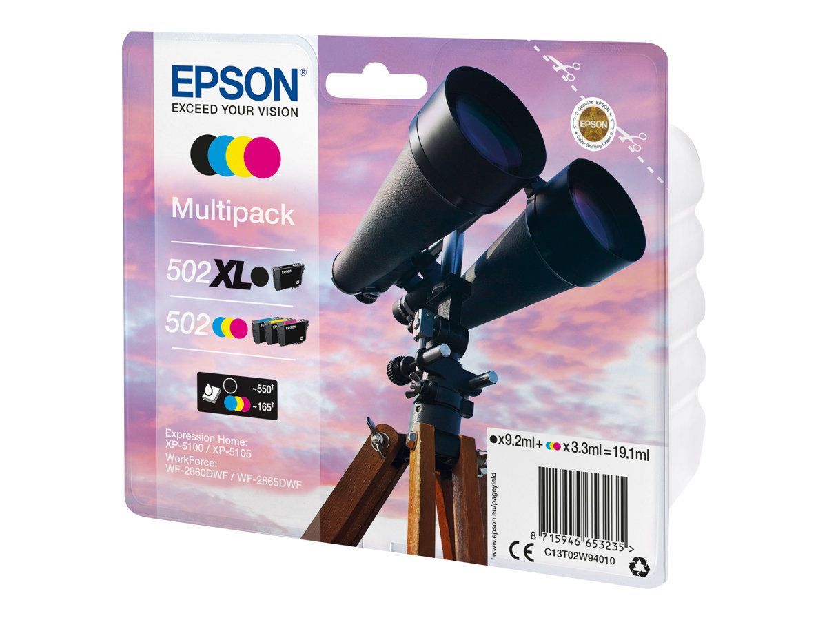 Epson T02W9 (502XL/502) Multipack tintapatron Epson T02W9 (502XL/502) Multipack tintapatron