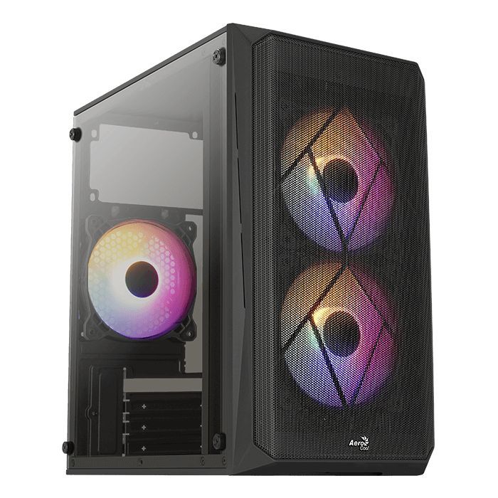 Aerocool CS-107-A-BK-v2 Mesh FRGB Window Black Aerocool CS-107-A-BK-v2 Mesh FRGB Window Black
