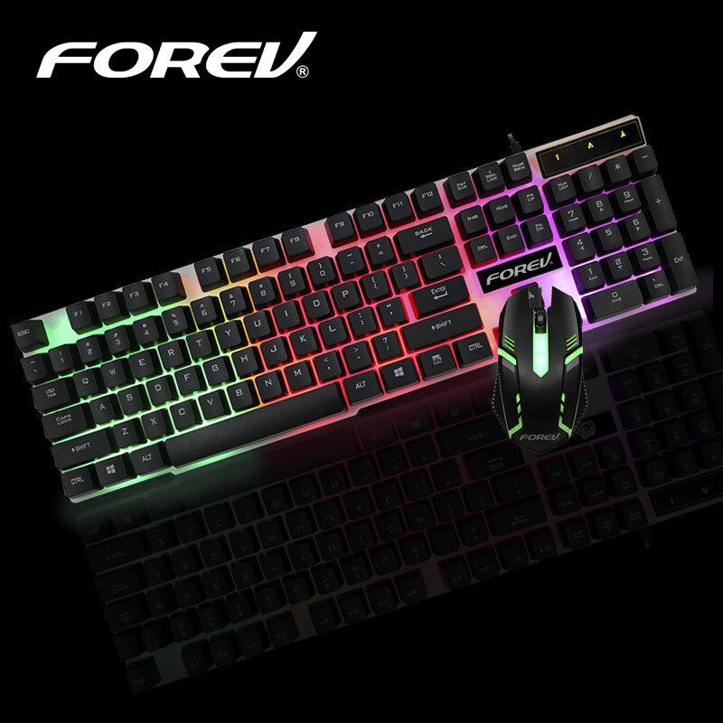 FOREV FV-Q305S RGB Gaming Keyboard Combo Balck HU
