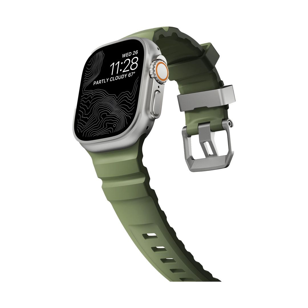 Nomad Rocky Point Band AW 49/45/44/42mm Natural/Forest Nomad Rocky Point Band AW 49/45/44/42mm Natural/Forest