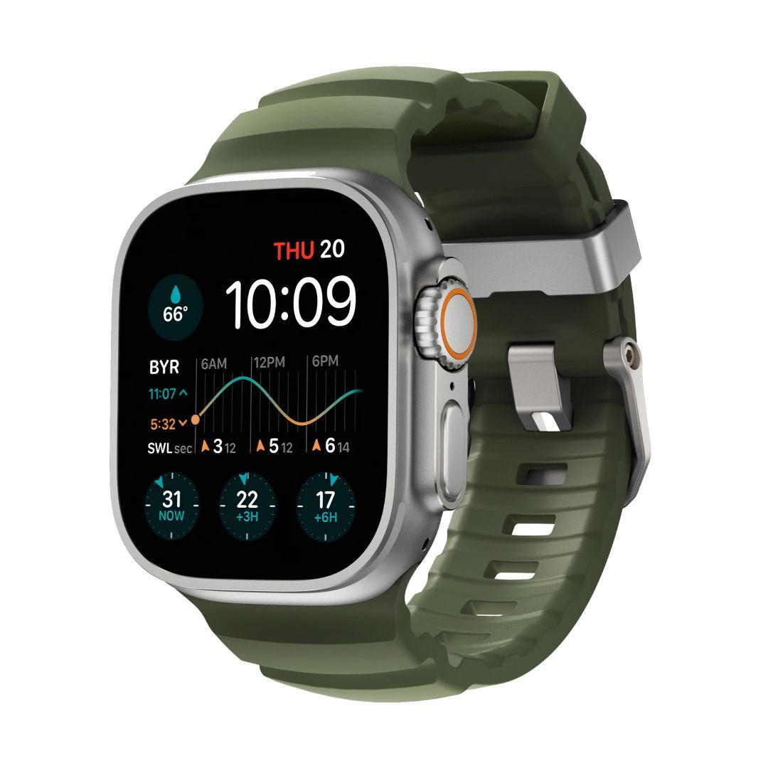 Nomad Rocky Point Band AW 49/45/44/42mm Natural/Forest Nomad Rocky Point Band AW 49/45/44/42mm Natural/Forest