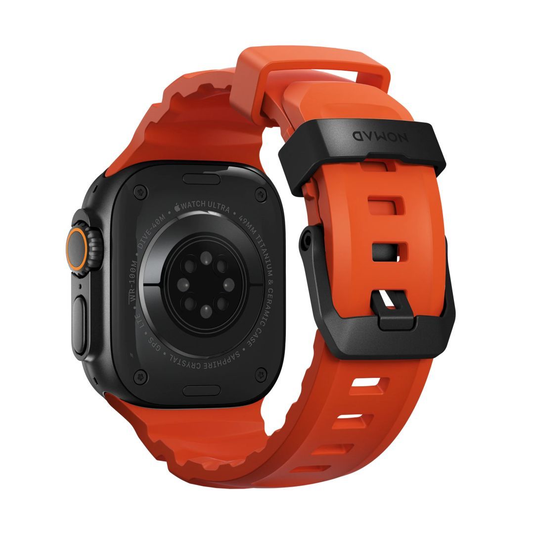 Nomad Rocky Point Band AW 49/45/44/42mm Black/Magma Nomad Rocky Point Band AW 49/45/44/42mm Black/Magma