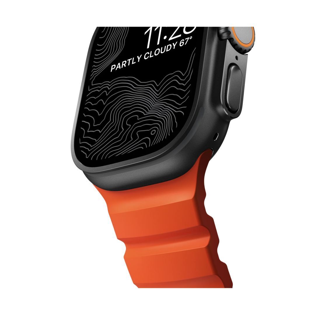 Nomad Rocky Point Band AW 49/45/44/42mm Black/Magma Nomad Rocky Point Band AW 49/45/44/42mm Black/Magma