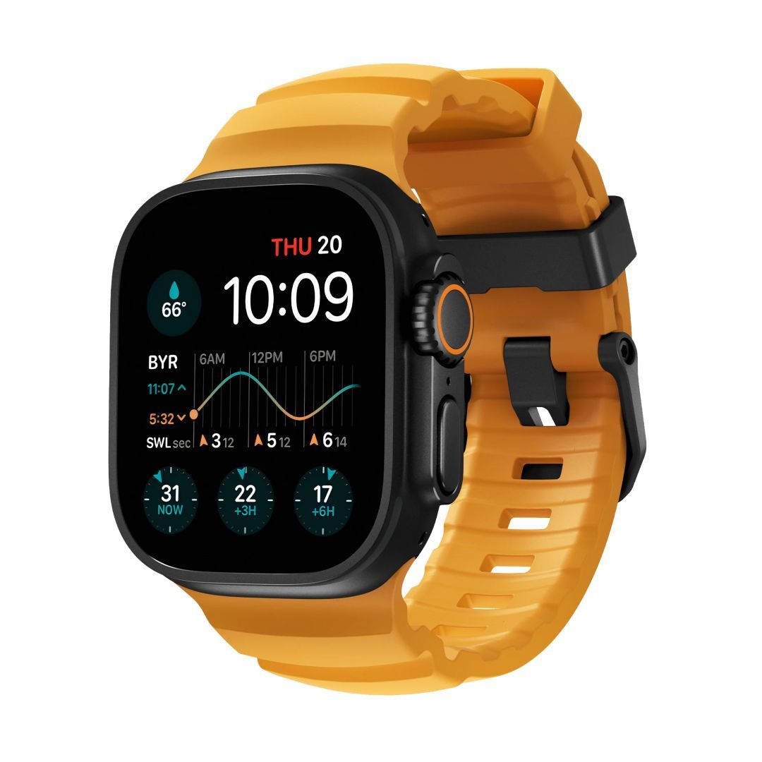 Nomad Rocky Point Band AW 49/45/44/42mm Black/Sol Nomad Rocky Point Band AW 49/45/44/42mm Black/Sol