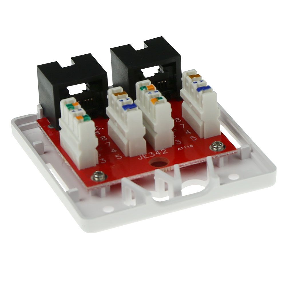 ACT Surface mounted box unshielded 2 ports CAT6 ACT Surface mounted box unshielded 2 ports CAT6