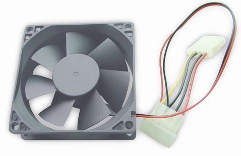 Gembird FANCASE-4 80mm PC case fan sleeve bearing, 4 pin power connector Gembird FANCASE-4 80mm PC case fan sleeve bearing, 4 pin power connector
