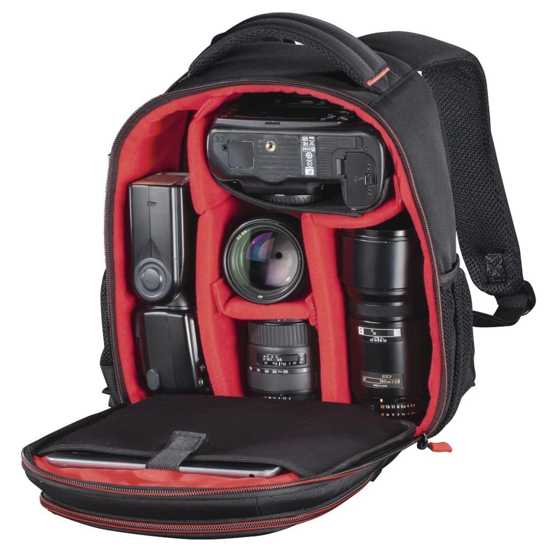 Hama Miami 150 III Camera Backpack Black/Red Hama Miami 150 III Camera Backpack Black/Red