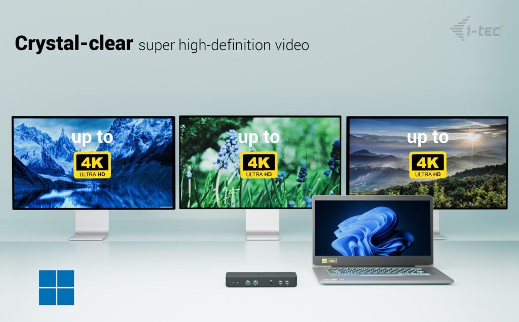 I-TEC USB-C Intelligent Triple Display Docking Station + Power Delivery 100W I-TEC USB-C Intelligent Triple Display Docking Station + Power Delivery 100W